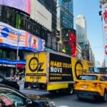 Oz Moving truck in NYC Time Square